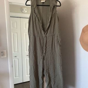 Olive green jumpsuit
